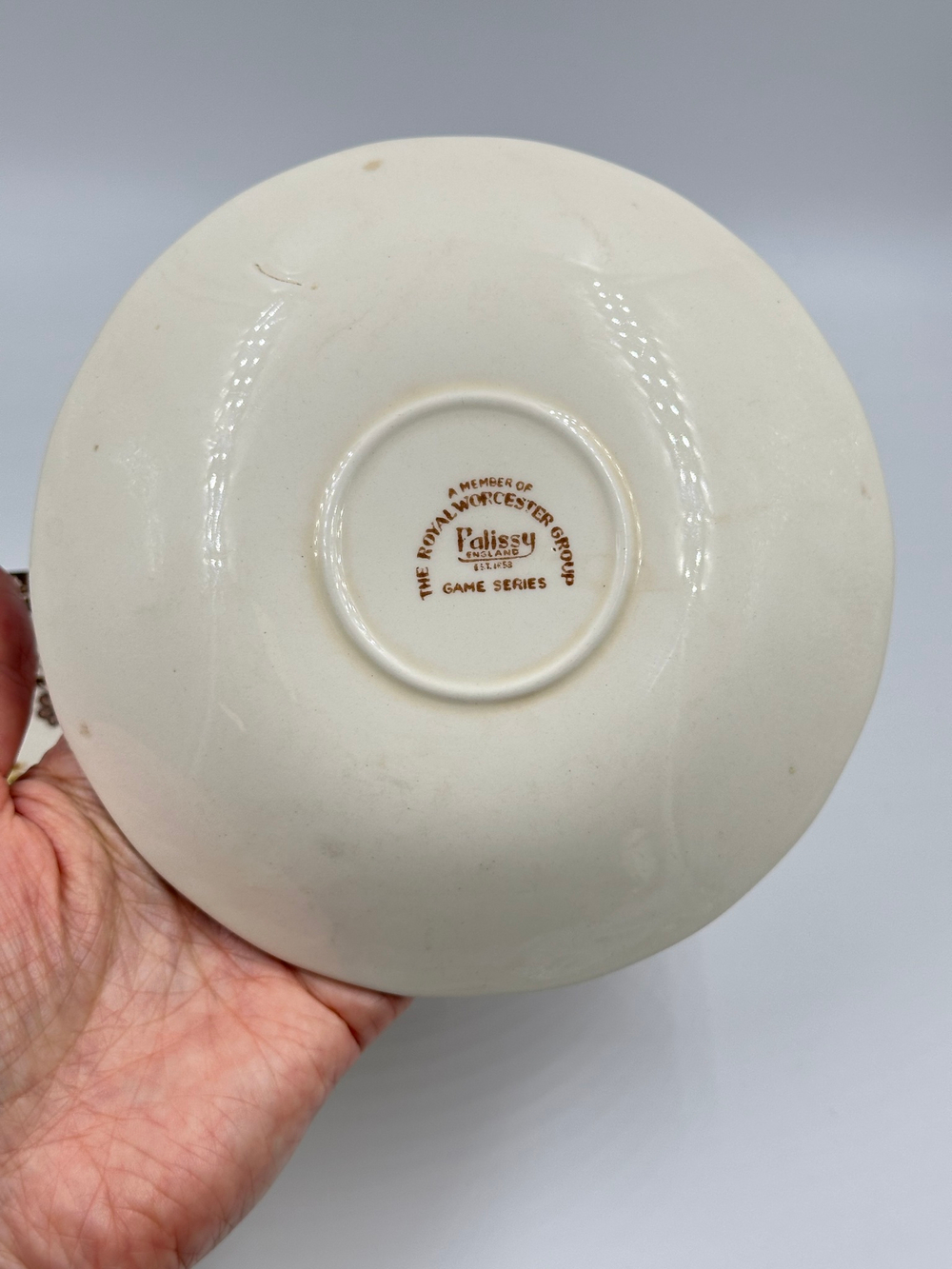 Блюдце «Куропатка» Palissy, Game Series