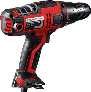 Сетевой шуруповерт "ЗУБР" ДШ-М3-500-2