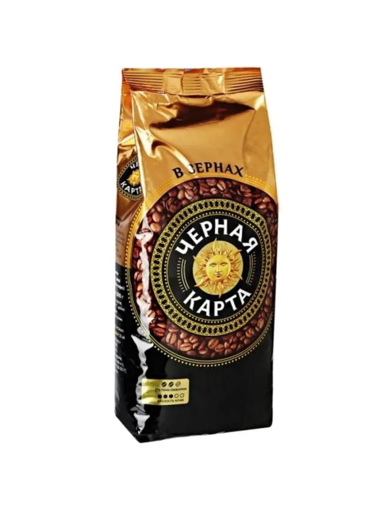 Кофе в зернах Черная Карта 500 г x 2 шт