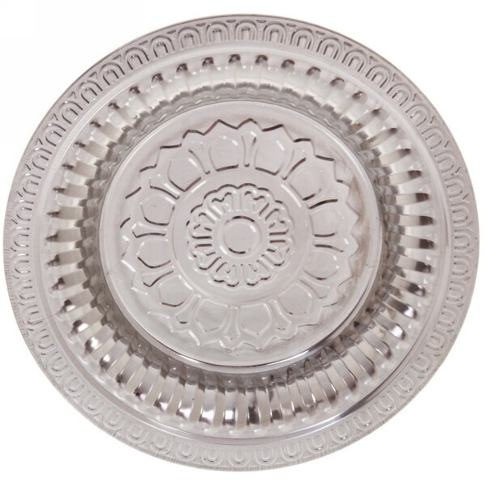 Поднос металлический «Цветок» 22см