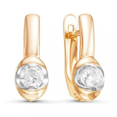 Серьги Au 585 (126123)