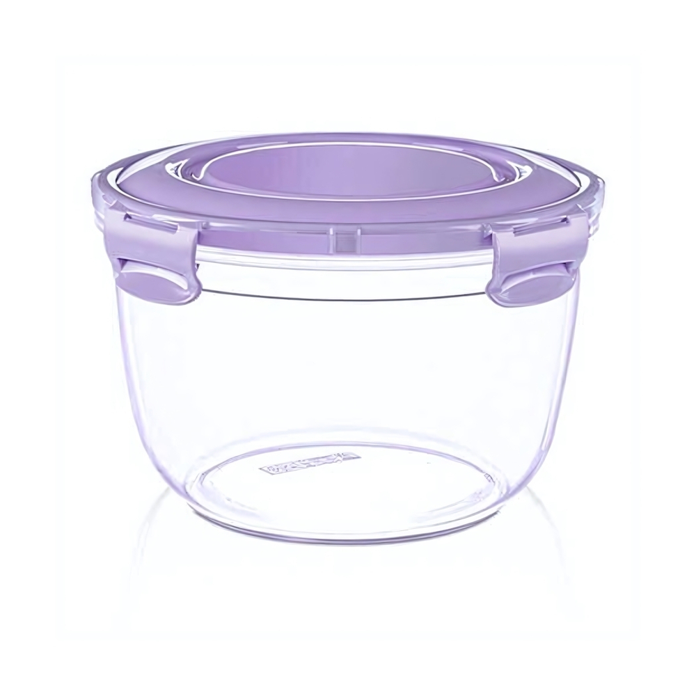 Контейнер воздухонепр. глубокий круглый прозрачный 3400 мл.