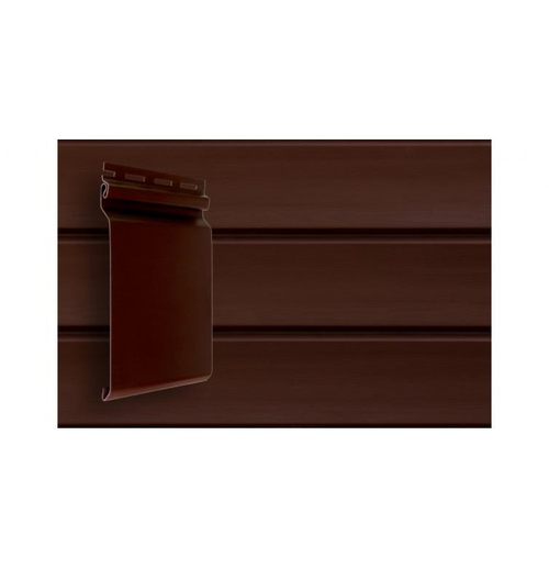 Сайдинг Grand Line Natural-Брус ACRYL Tundra Темный дуб