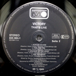Victory / That's Live (LP)