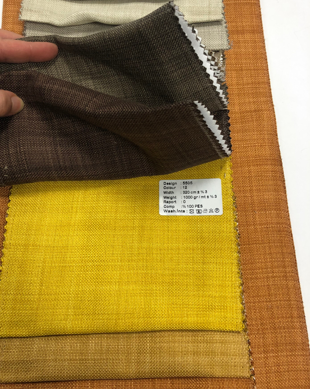 Портьерная ткань dimout фактурный Megara арт. 5505