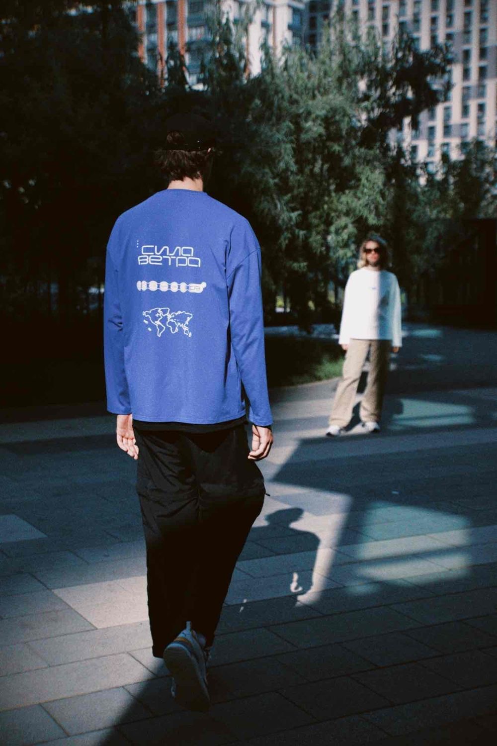 Лонгслив Сила ветра СВ синий