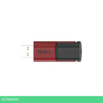USB Flash-накопитель Netac U182 16Gb черный/красный (NT03U182N-016G-30RE)