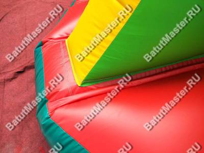 Коммерческий надувной батут "Тоннель Крокодил"