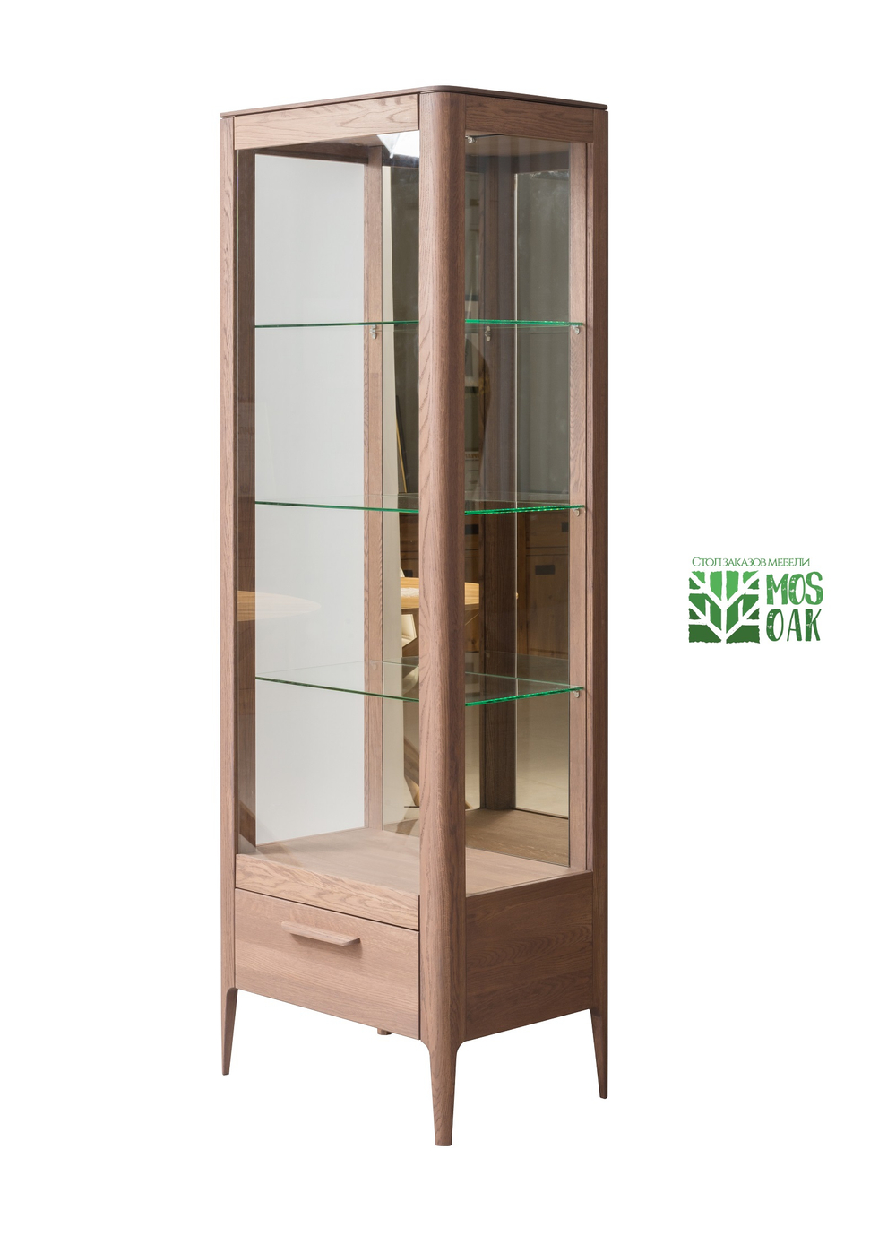 Шкаф-витрина из массива дуба Porto (Atlanta)
