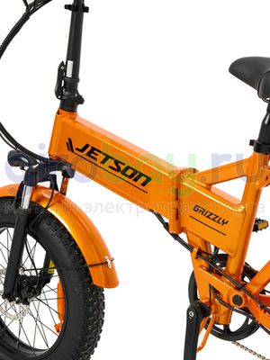 Электровелосипед Jetson GRIZZLY 1200W (48V/15Ah) - Оранжевый фото №8