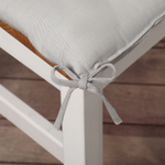 Подушка на стул 42х42 см, цв. светло-серый, 100% хл, саржа 250 г/м2