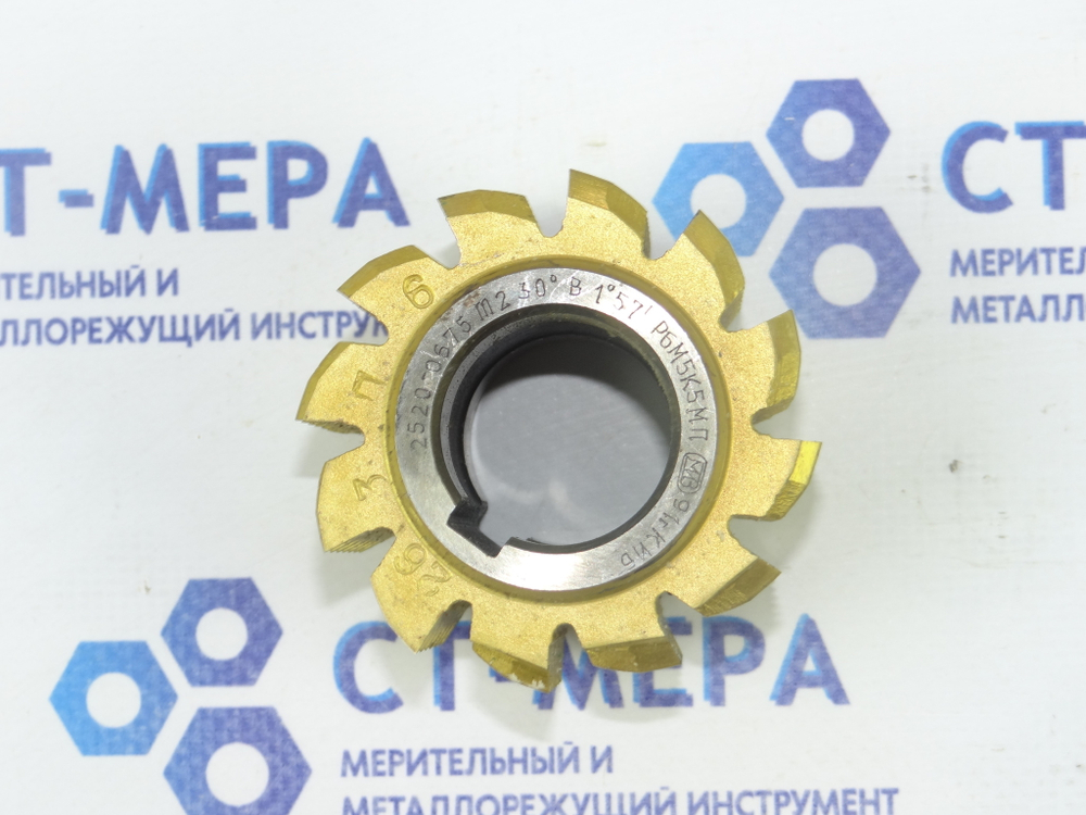 Фреза червячная модульная М2 30град. Р6М5К5 кл. В 1°57` 2520-0675 КиБ
