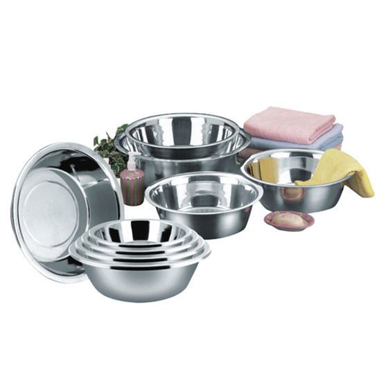 Миска 42х12,5 см. из нержавеющей стали Kamille КМ-4304