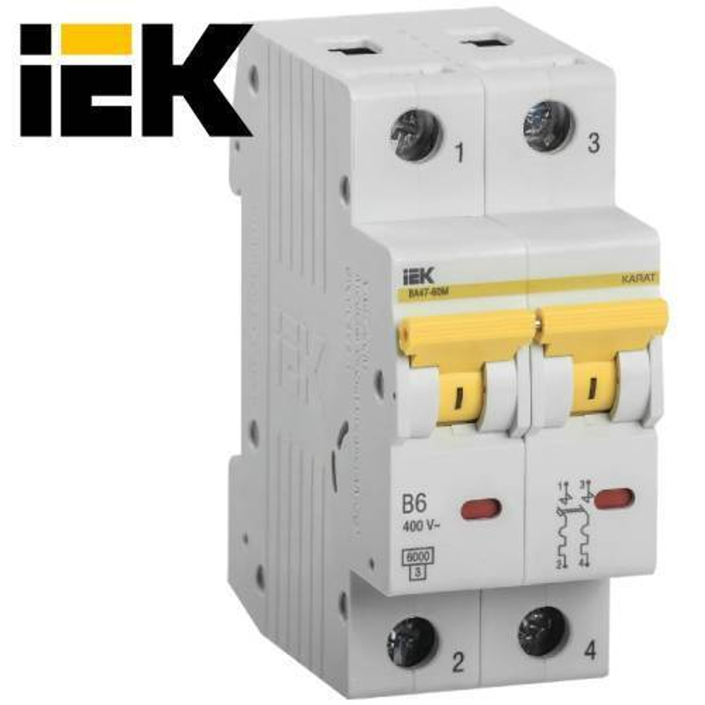 Автоматический выключатель IEK 2-Р 6А