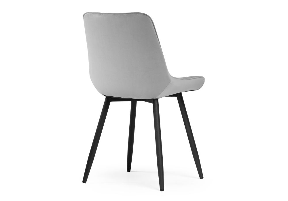 Стул на металлокаркасе Седа светло-серый / черный