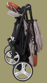 Прогулочная коляска для двойни Carrello Connect CRL-5502, Cotton Beige