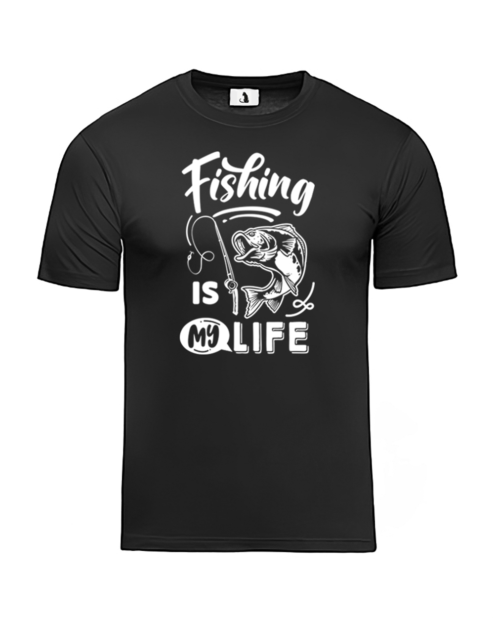 Футболка рыбака Fishing is my life - купить в интернет-магазине PewPewCat