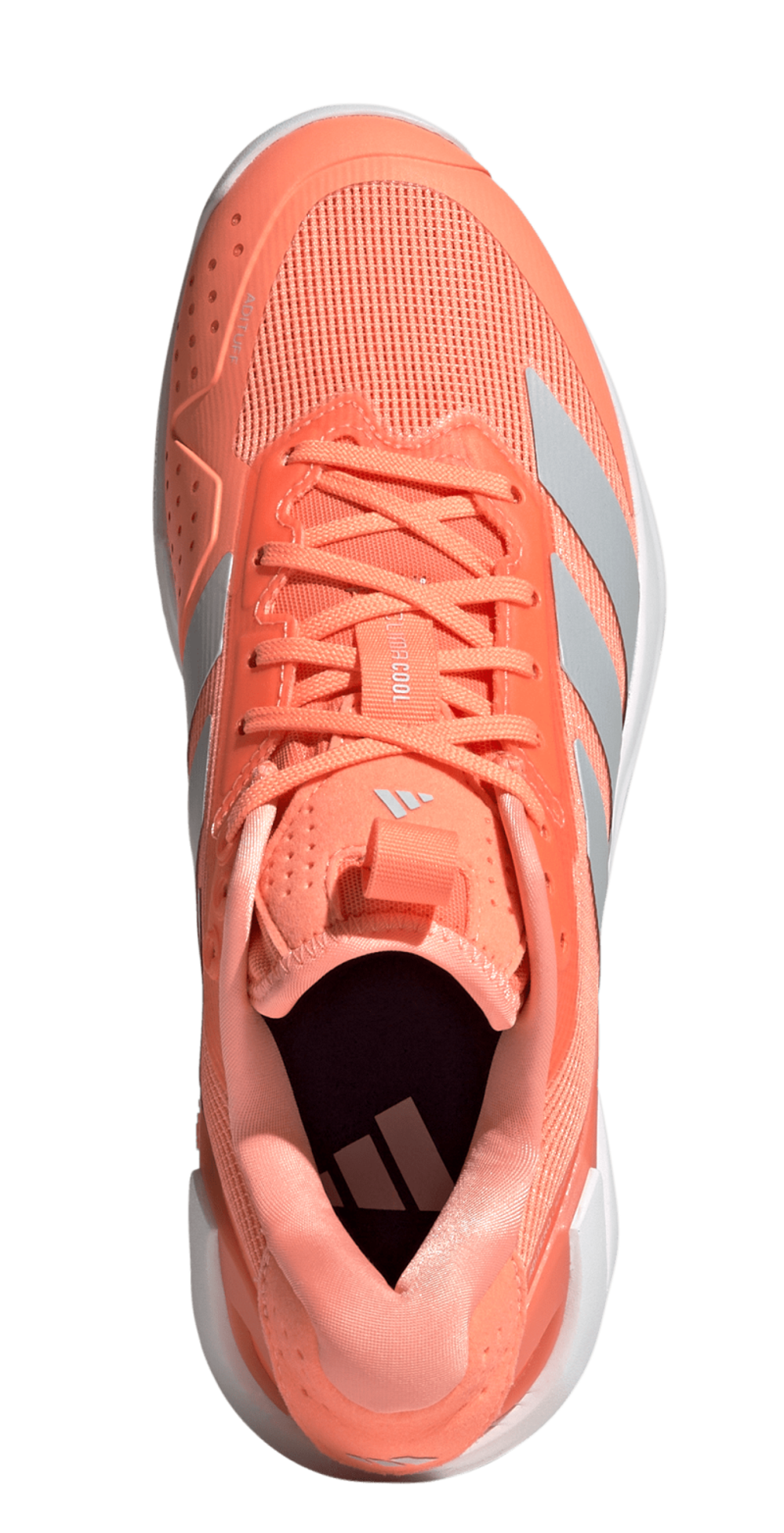 Женские Кроссовки теннисные Adidas Adizero Ubersonic 5 W CL - beam orange/grey/white