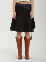 Юбка Layered Strap Flare
