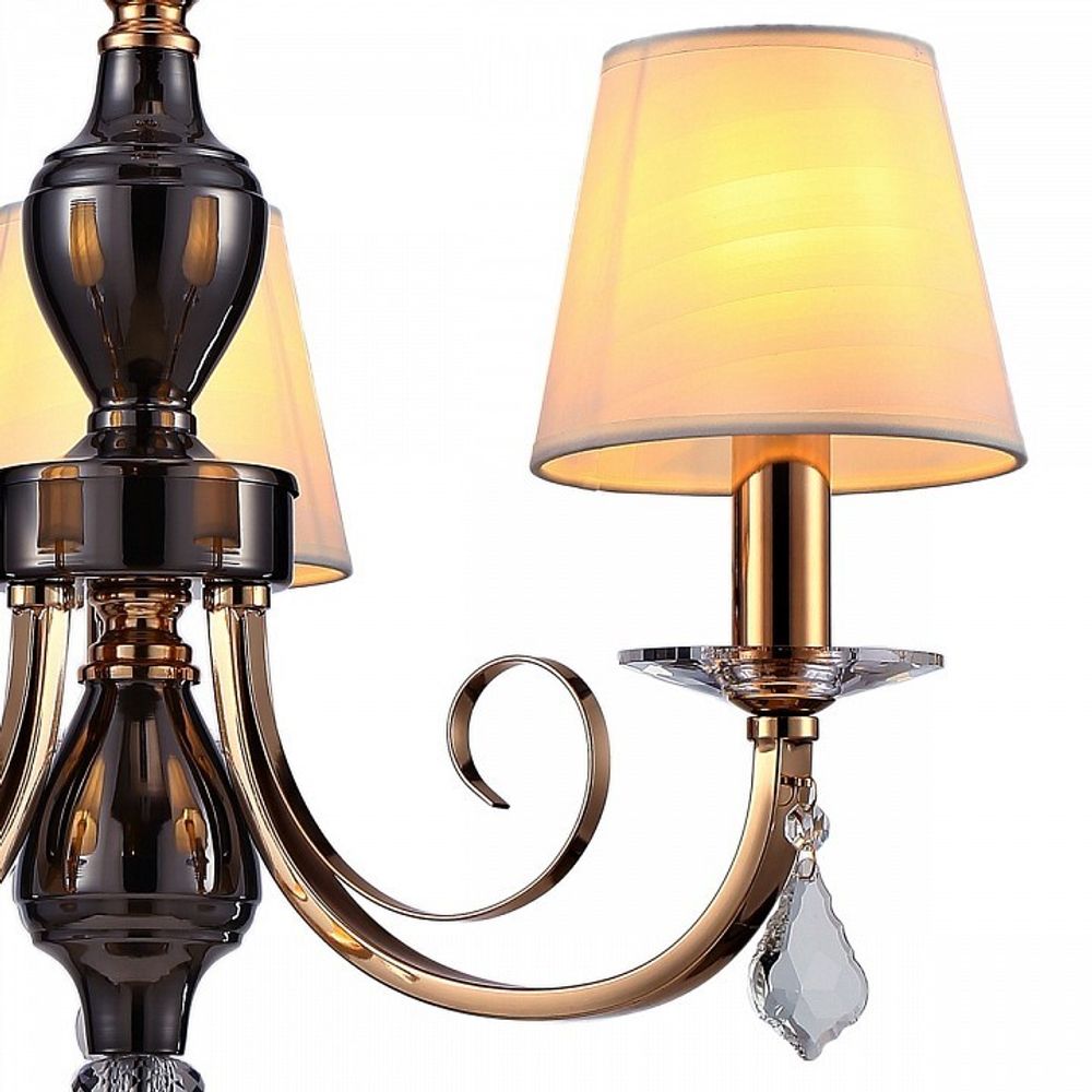 Подвесная люстра ILLUMICO  IL5272-3P-27 BK GD