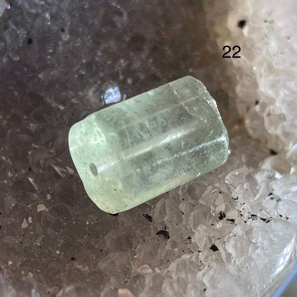 49785 Флюорит Бусина цилиндр 10*15мм-91