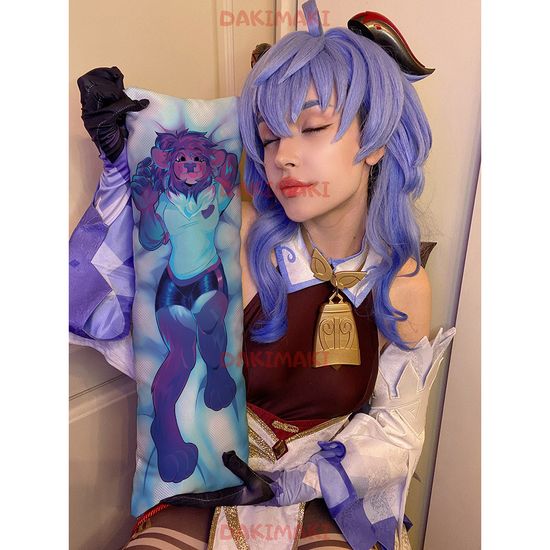 Мини дакимакура фурри Львица диско арт. M1187, 60х20 см