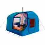 Баня пневмокаркасная 2,4×2,4×2,2 м, из ПВХ, синяя