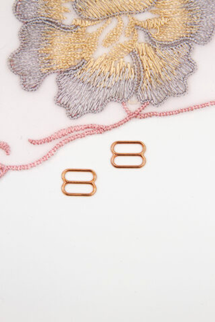 Кольцо, регулятор, крючок для бюстгальтера медный 1 см