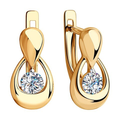 Серьги Au 585 (028537)