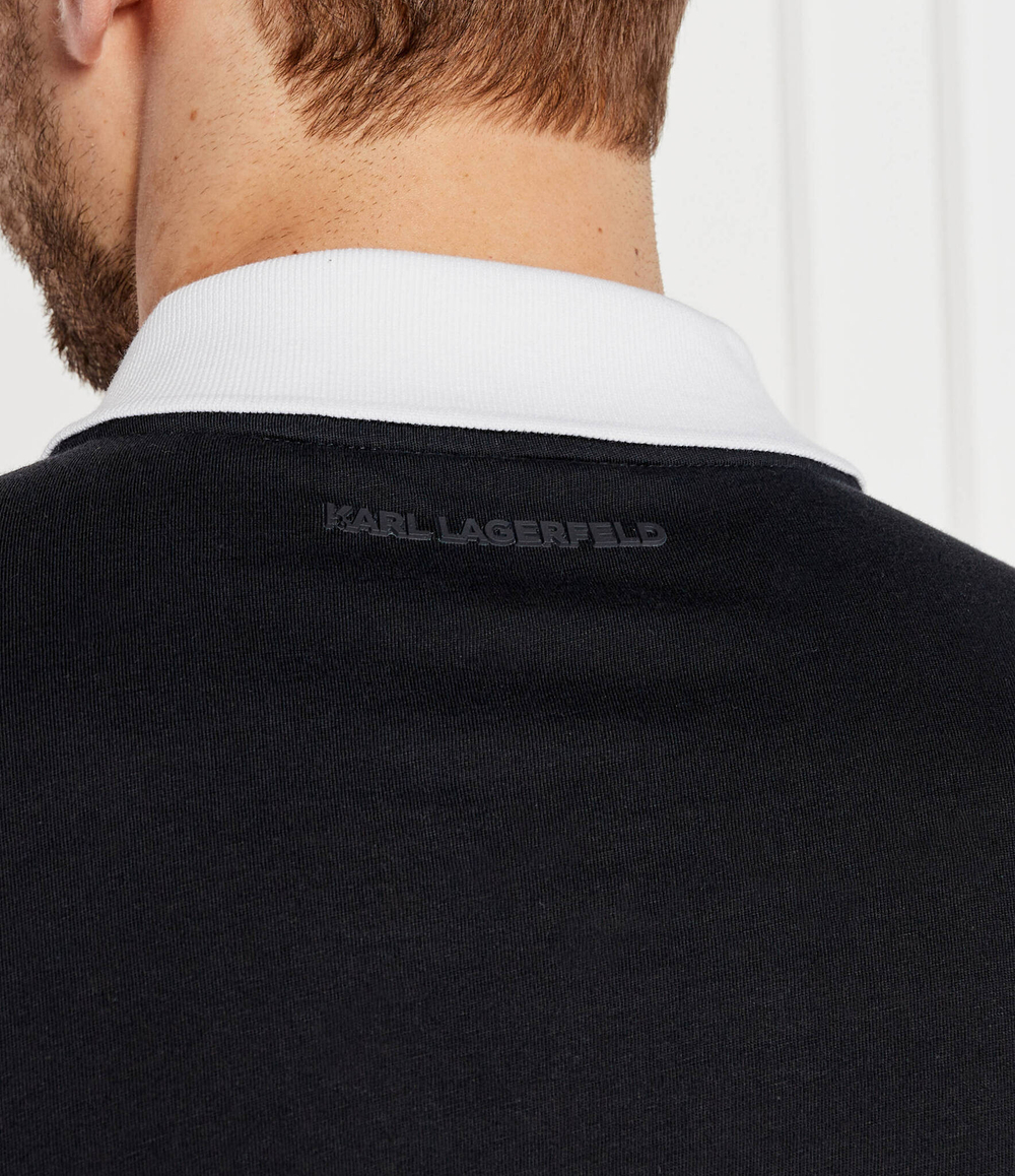 Поло Karl Lagerfeld - темно-синий(745025 542224)
