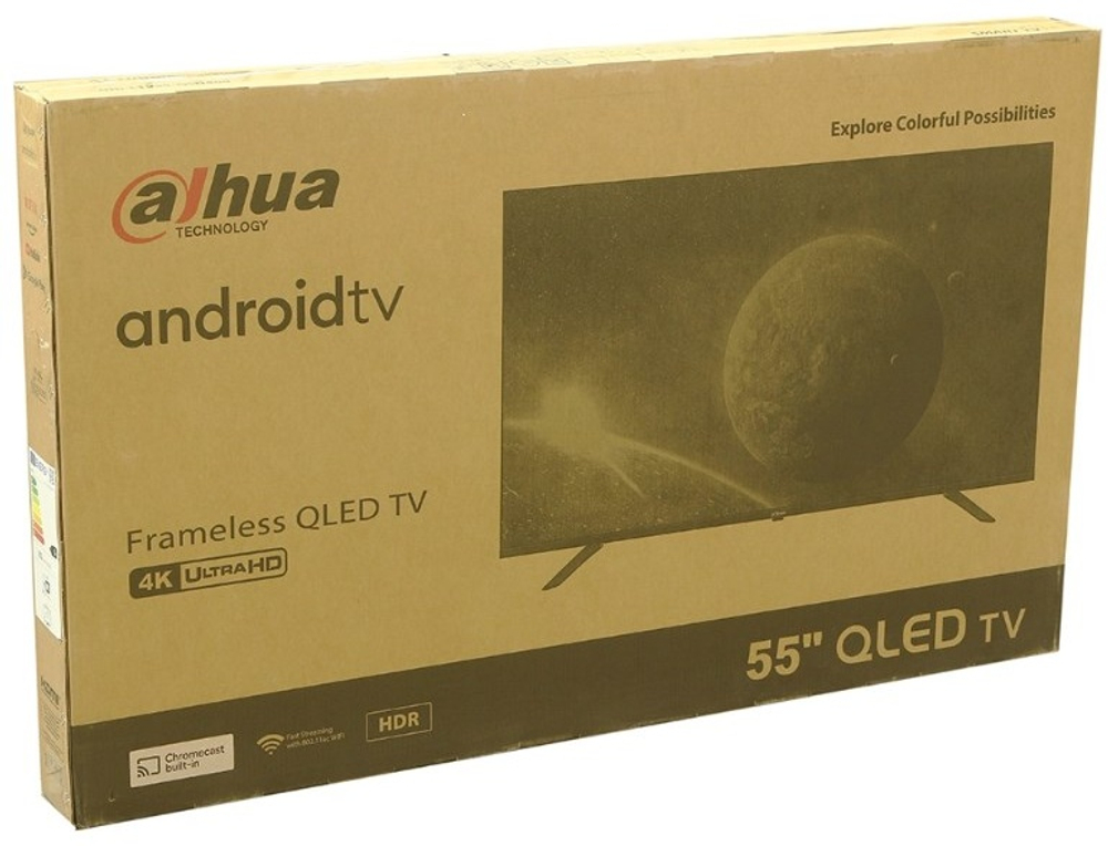 Телевизор Dahua DHI-LTV55-QSD400 140 см черный