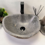 Раковина из речного камня RS-63847 (43*36*15) 0121