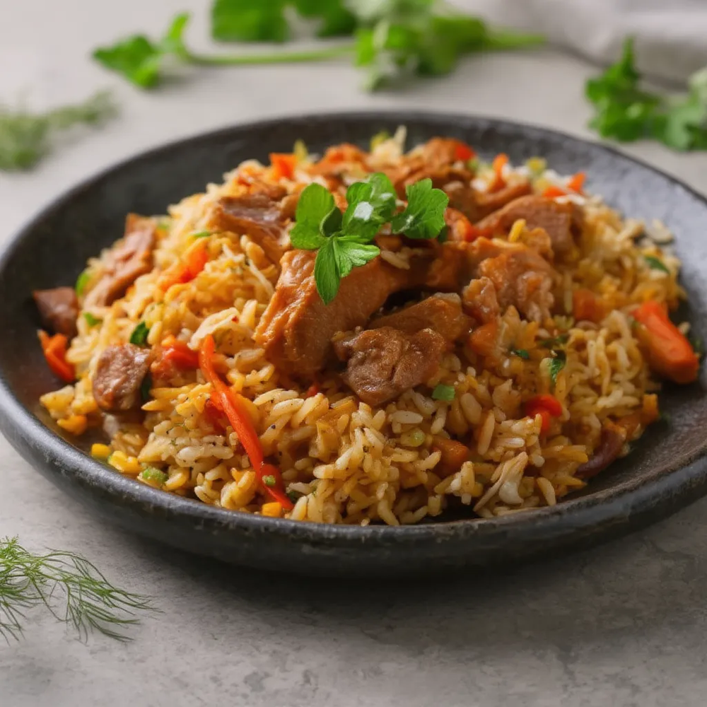 Плов со свининой