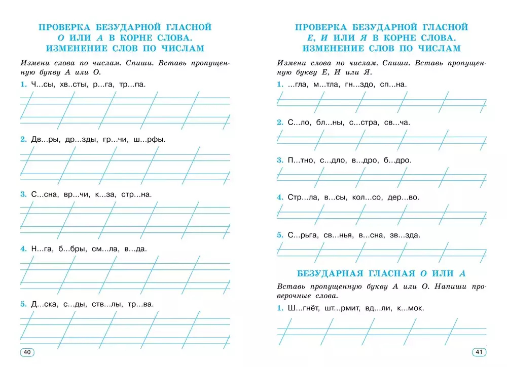 Тренажер по русскому языку. 2 класс