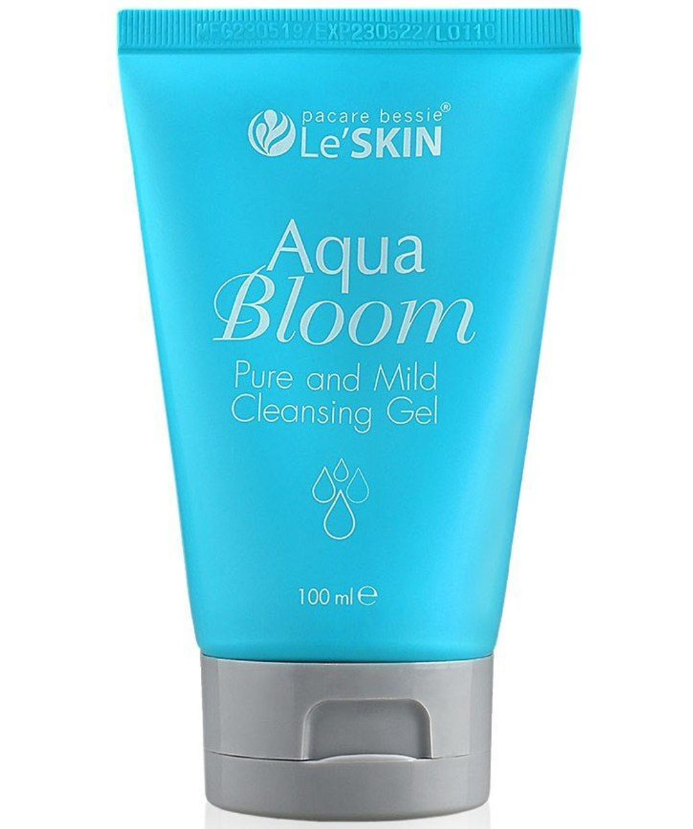 Le'SKIN Aqua Bloom  Нежный гель для умывания для всех типов кожи с запатентованной технологией 100 мл.