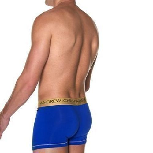 Мужские трусы боксеры синие Andrew Christian Infinity Boxer Navy AC26