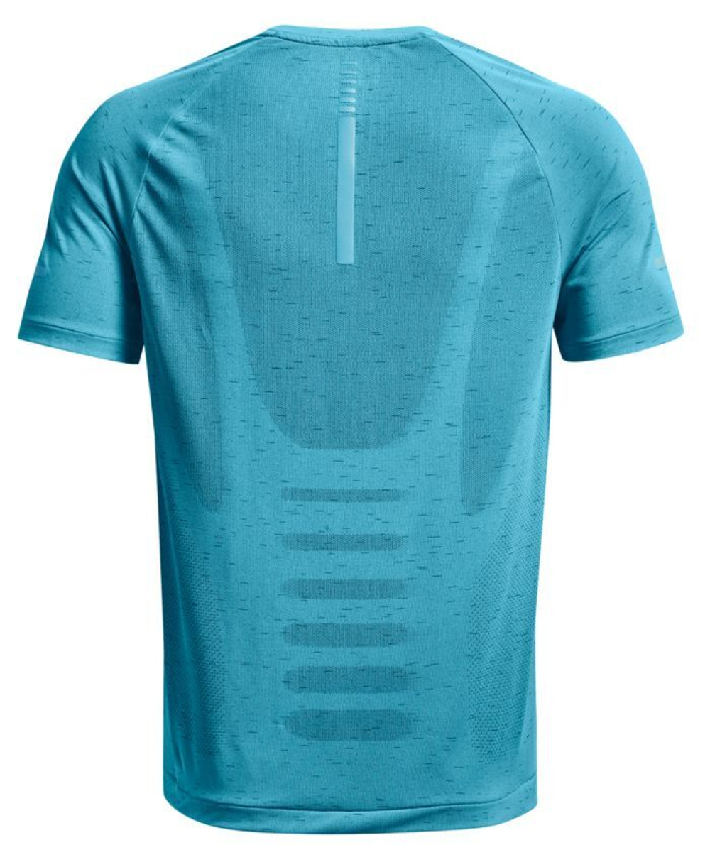 Теннисная футболка Under Armour Men's UA Vanish Seamless Run Short Sleeve - Blue