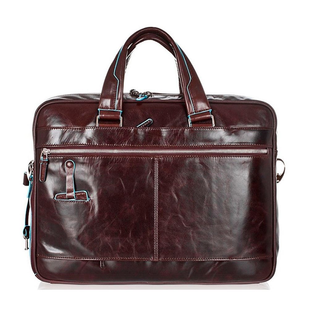 Сумка мужская Piquadro Blue Square коричневая телячья кожа (CA2849B2/MO) 1