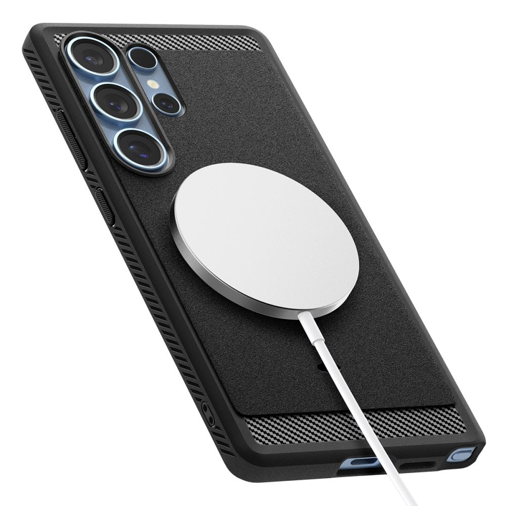 Чехол Spigen Rugged Armor Magsafe для Samsung Galaxy S25 Ultra, matte black