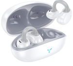 Bluetooth - гарнитура HOCO EW57, TWS вкладыши клипса, BT5.3, 70/450mAh Ivory White