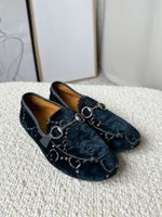 Бархатные лоферы Gucci, 30
