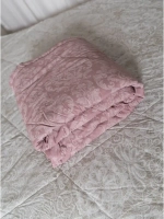 Одеяло двуспальное всесезонное зимнее теплое лен хлопок