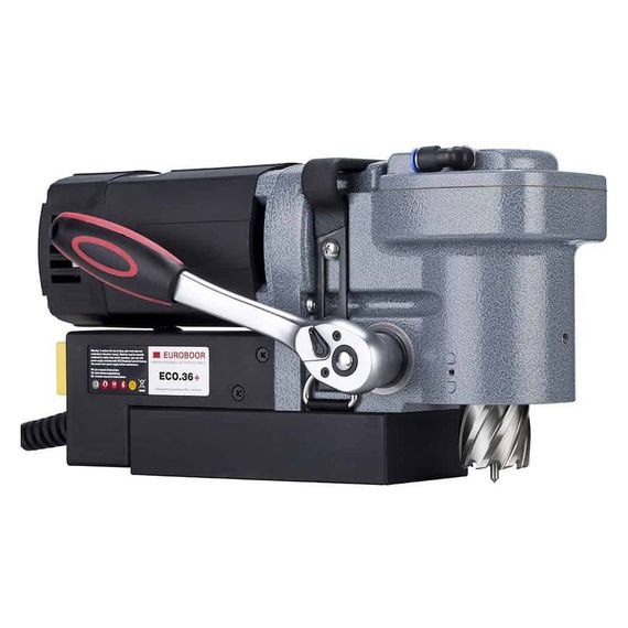 Euroboor ECO.36+ Угловой сверлильный станок на магнитном основании, ø 12-36 мм