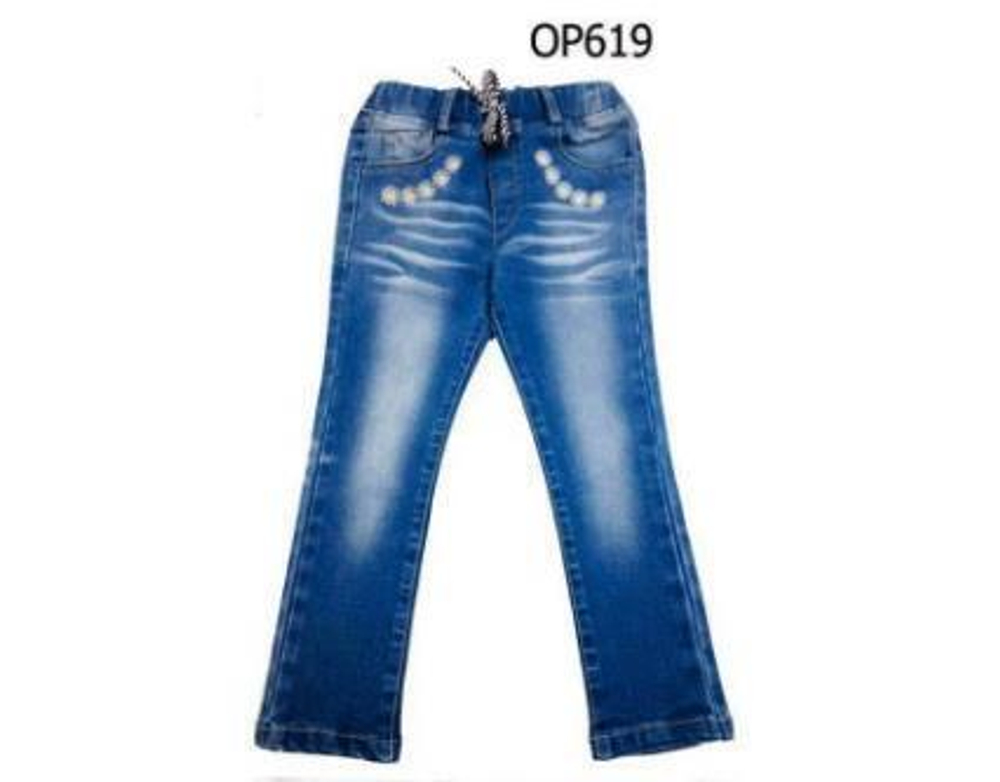 Джинсы для девочки ОР619 104р. синий