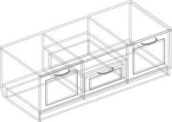 Тумба под ТВ № 2 "Филадельфия" ГФ-11