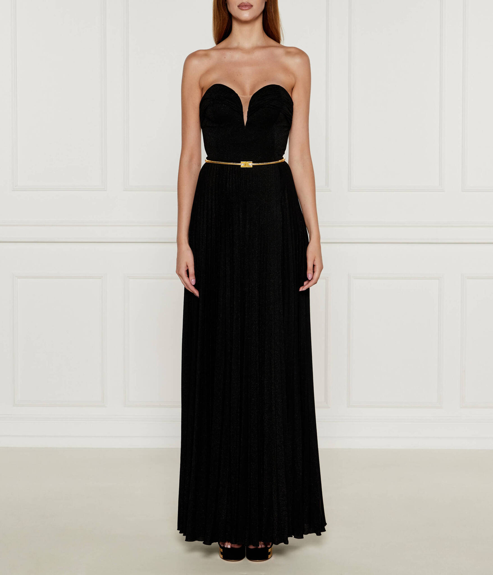 Платье с ремешком Elisabetta Franchi - черный(AB62847E2)