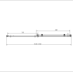 Душевой уголок Vincea Como-N VSR-4CN8015CGB 150х80 стекло тонированное/профиль черный