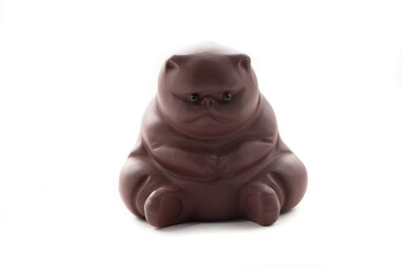 Чайная фигурка «Кот», глина
