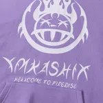 Худи YMKASHIX Hellcome Firedise Фиолетовый