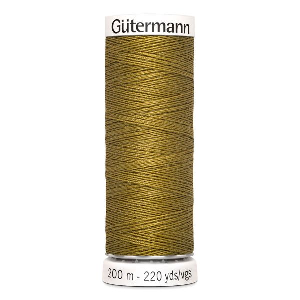 Нитки универсальные Gutermann Sew-all 100 (200 метров), 5 кат. | 886 коричневая горчица